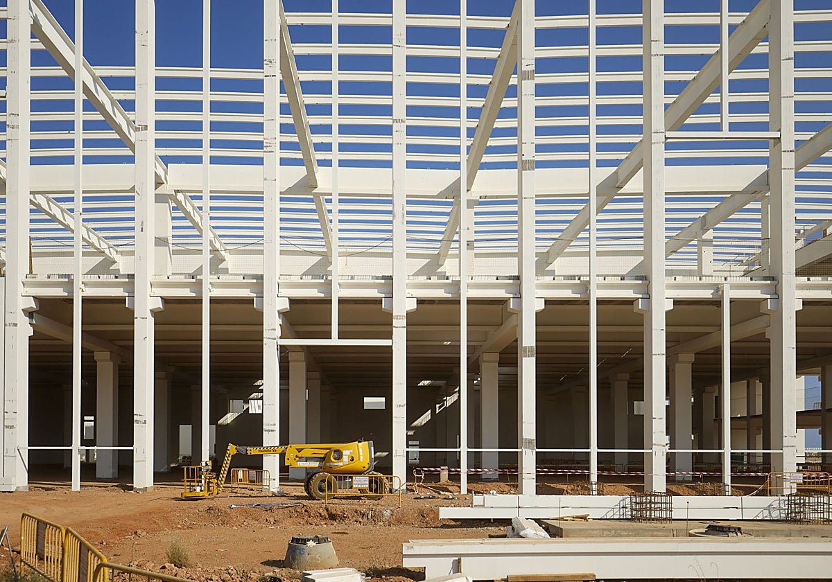 Obras de construcción de la gigafactoría de PowerCo.
