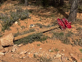 Daños en los itinerarios del camino natural.