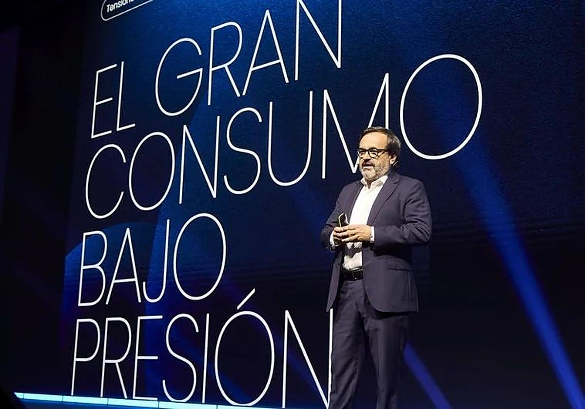 Ignacio González, durante la inauguración del 40º Congreso AECOC Gran Consumo.