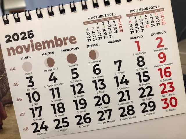 Más de 3.400.000 españoles tendrán un puente festivo en noviembre