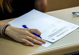 Examen de la PAU en Valencia.