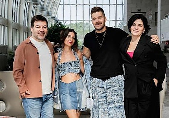 Fernando de Luis-Orueta, Saray Cerro, Lluis Mosquera y Sara Mansanet.