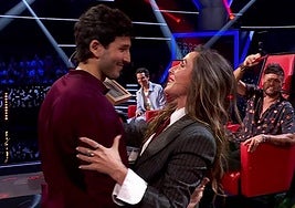 Sebastián Yatra y Malú en La Voz.
