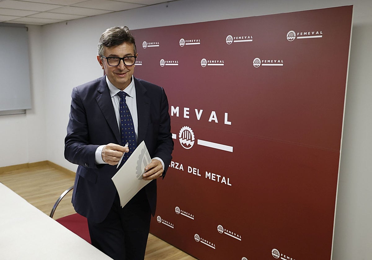 El candidato a presidir la CEV, Vicente Lafuente.