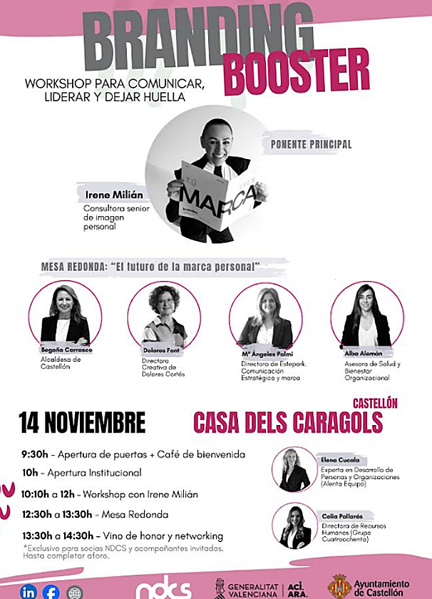 El workshop «Branding Booster» de NDCS agota sus plazas en solo tres días