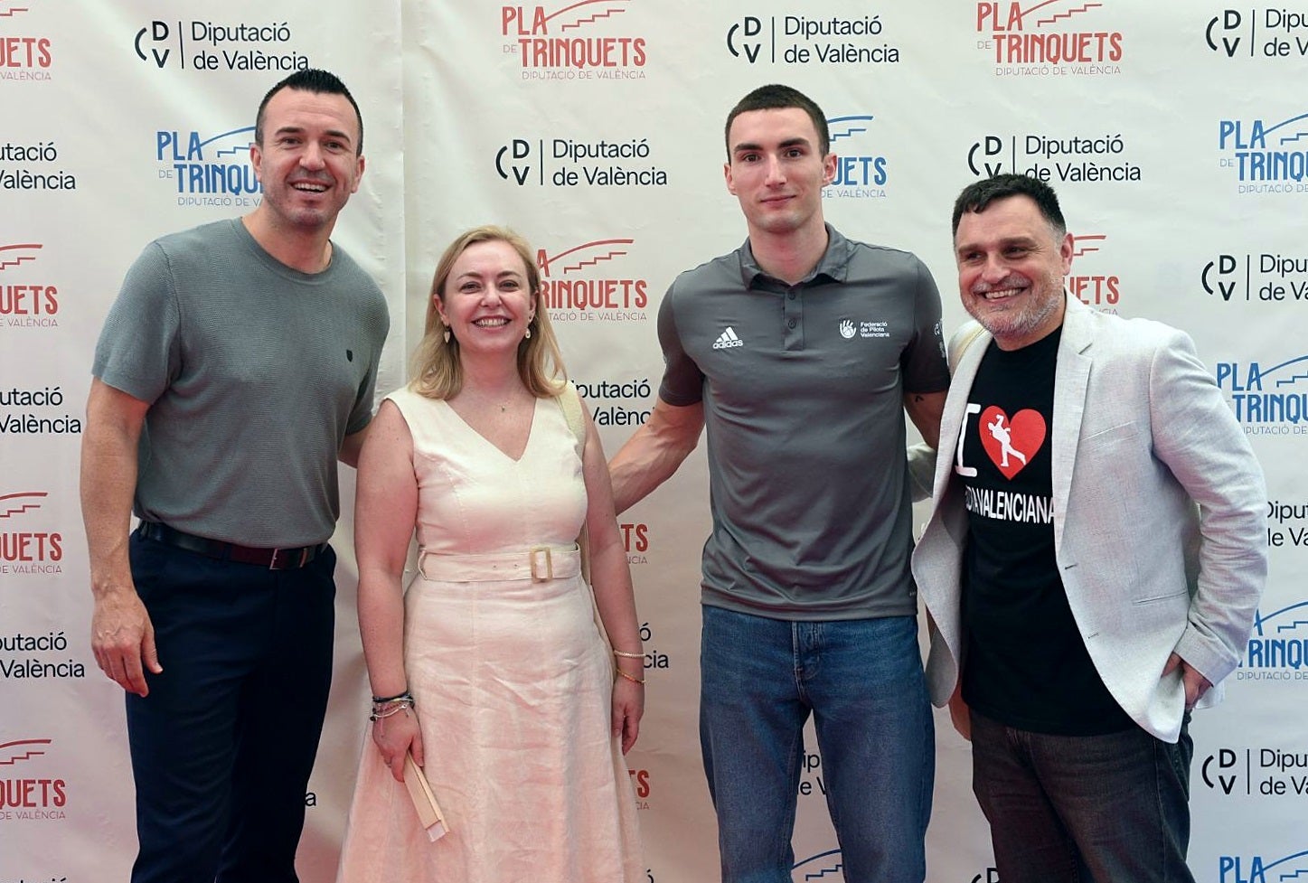 El presidente y la vicepresidenta de la Diputación en la presentación del Pla Trinquites.