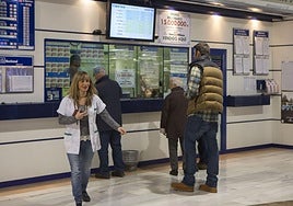 Una administración de Loterías.