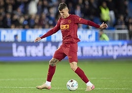 Dani Raba, con el Valencia.