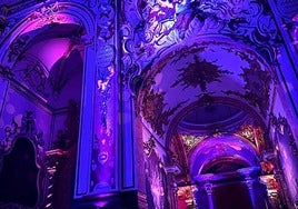La Iglesia de San Juan de la Cruz, verdadero espectáculo de luz.