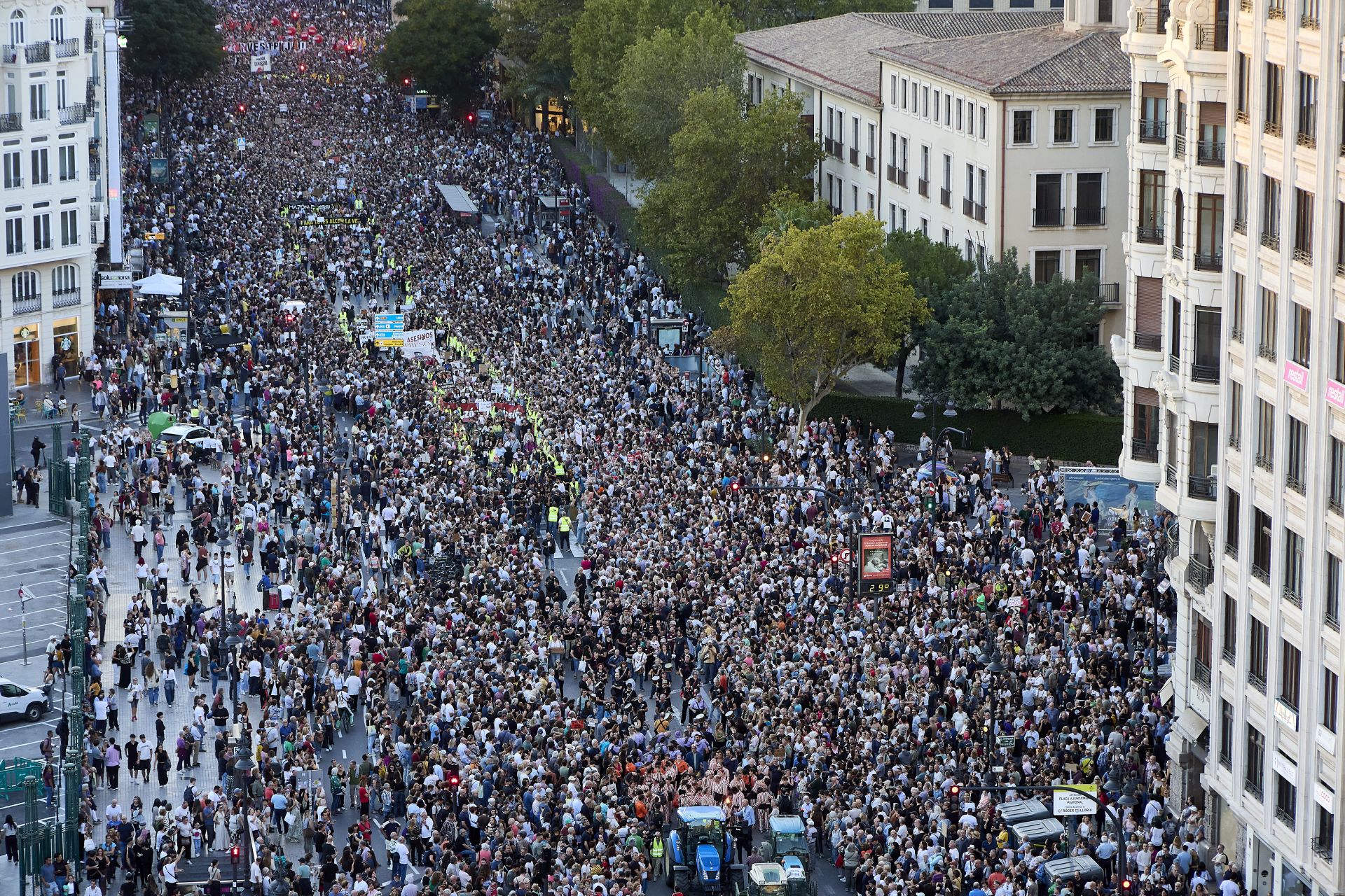 Fotos de la manifestación en recuerdo de las víctimas de la dana en el primer aniversario