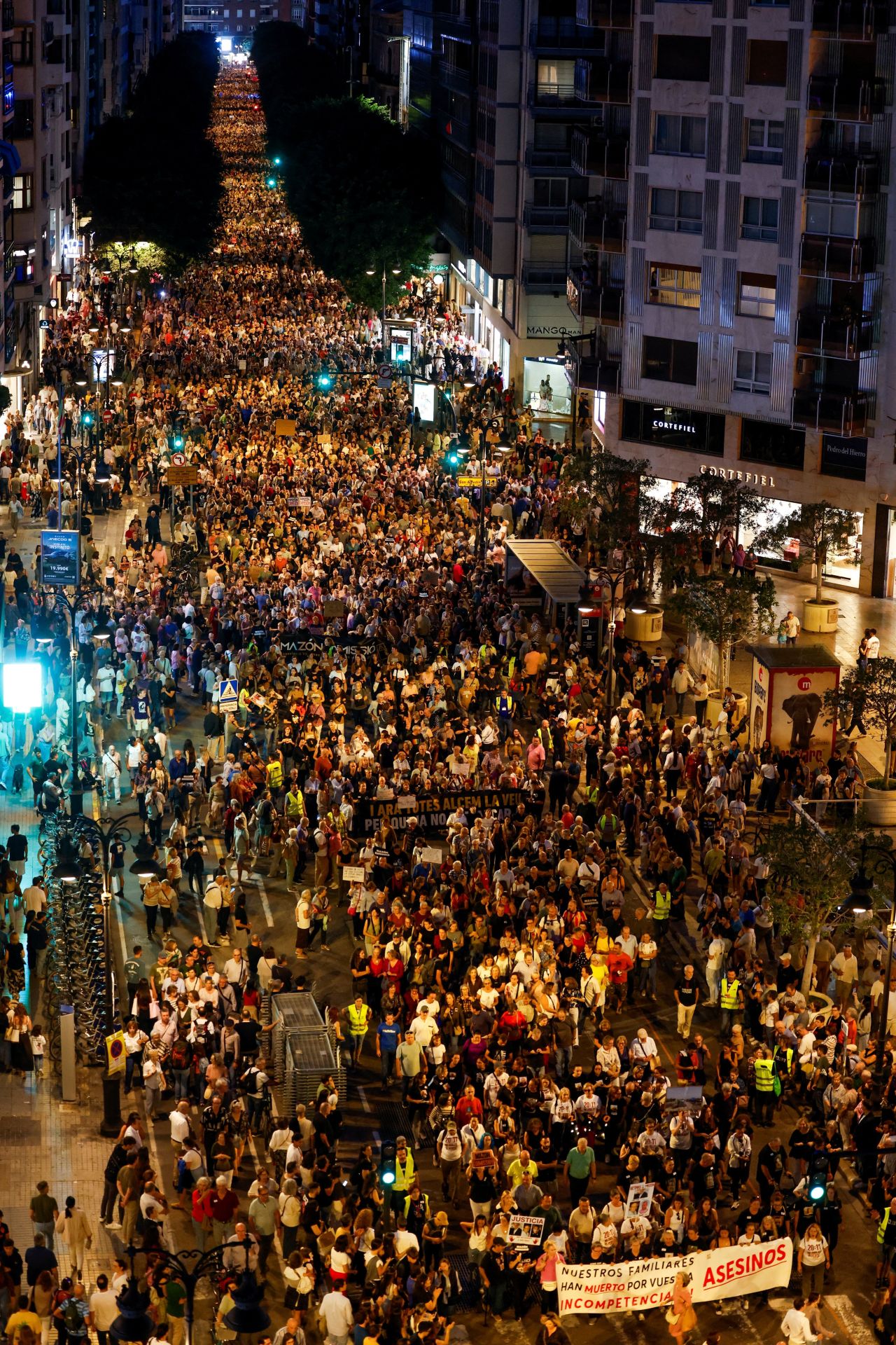 Fotos de la manifestación en recuerdo de las víctimas de la dana en el primer aniversario