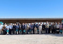 Acto para anunciar la reapertura al tráfico el pasado viernes.