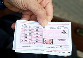 Boleto de La Primitiva en una imagen de archivo.