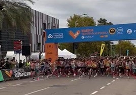Así ha sido la salida del Medio Maratón de Valencia 2025