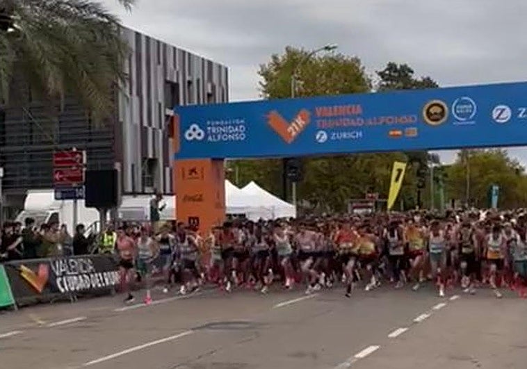 Así ha sido la salida del Medio Maratón de Valencia 2025