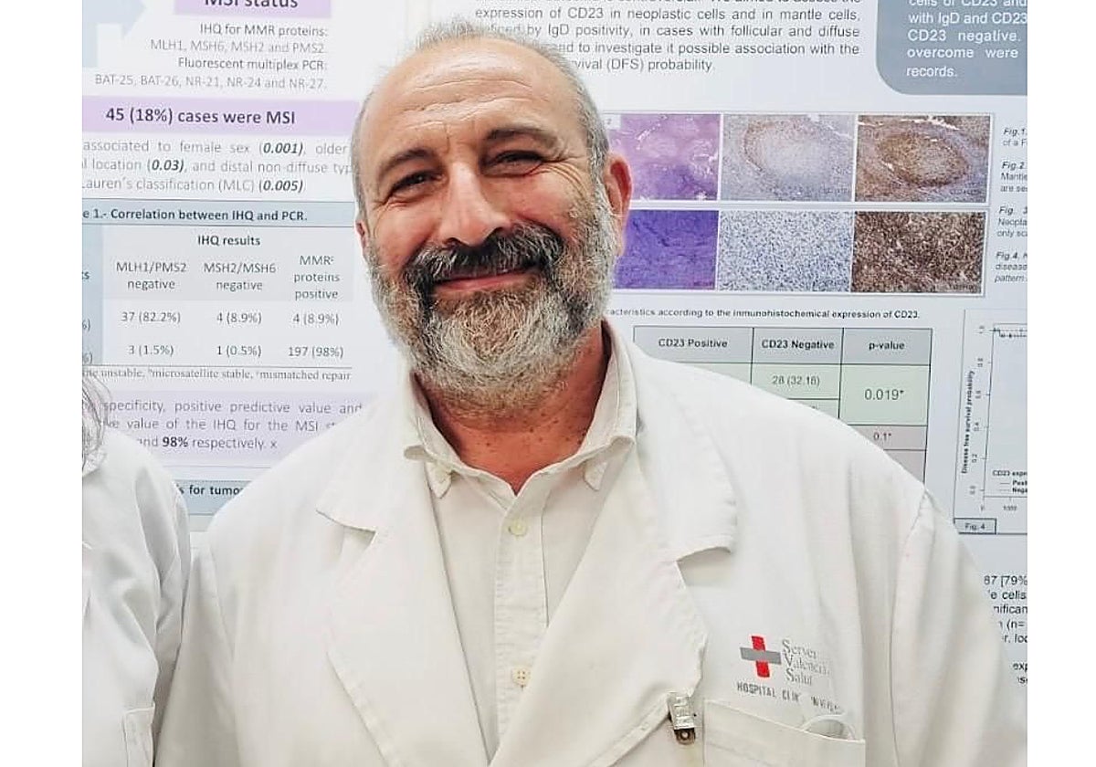 Antonio Ferrández, médico que recibe el homenaje por su jubilación.