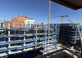 Imagen actual de la obra de Geido Les Arts en la calle Joan Baptiste Muñoz