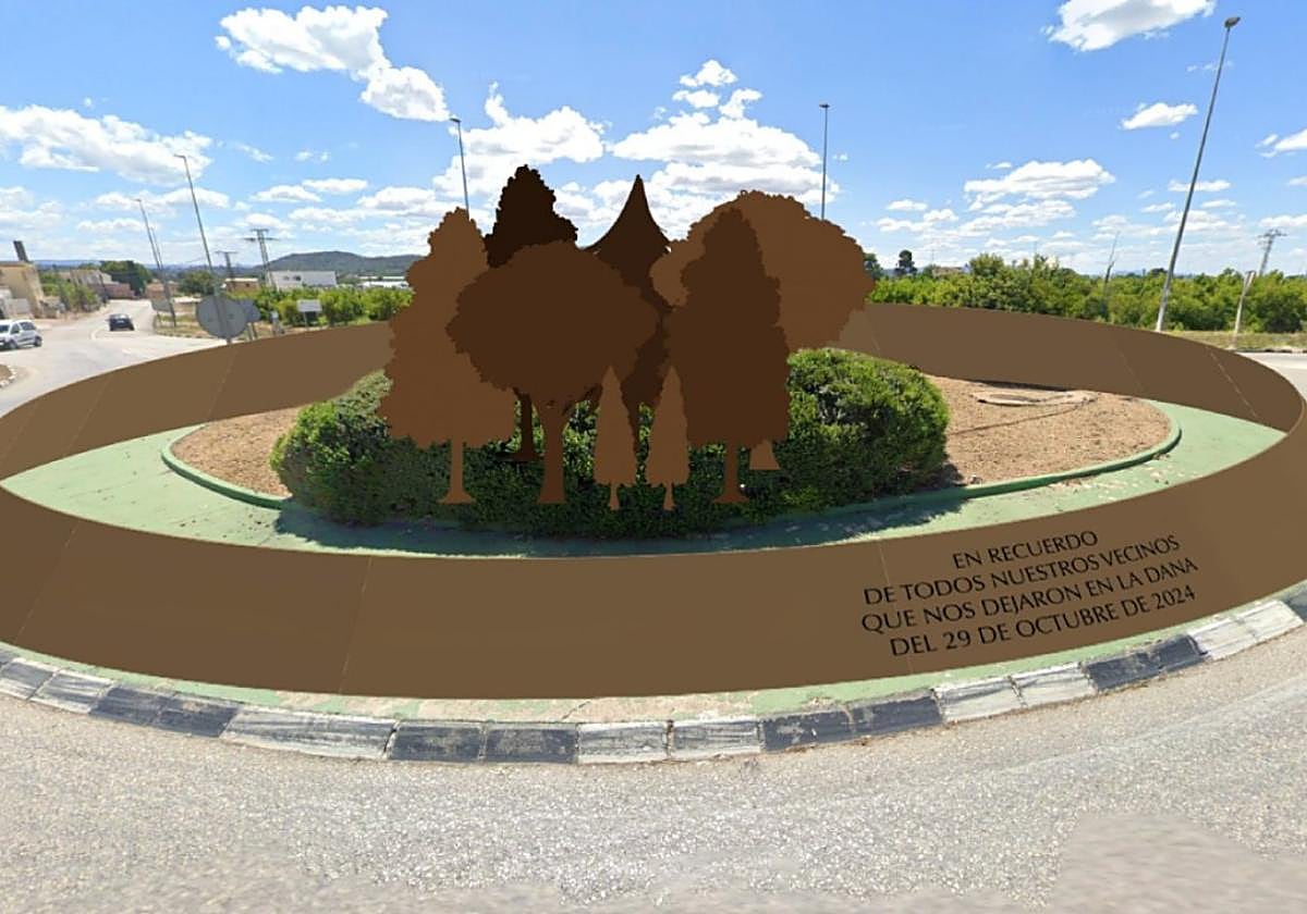 Monumento de homenaje a las víctimas en Torrent.