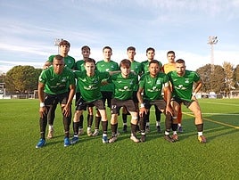 El once de de la UD Calpe.