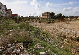 El barranco del Poyo a su paso por Torrent.