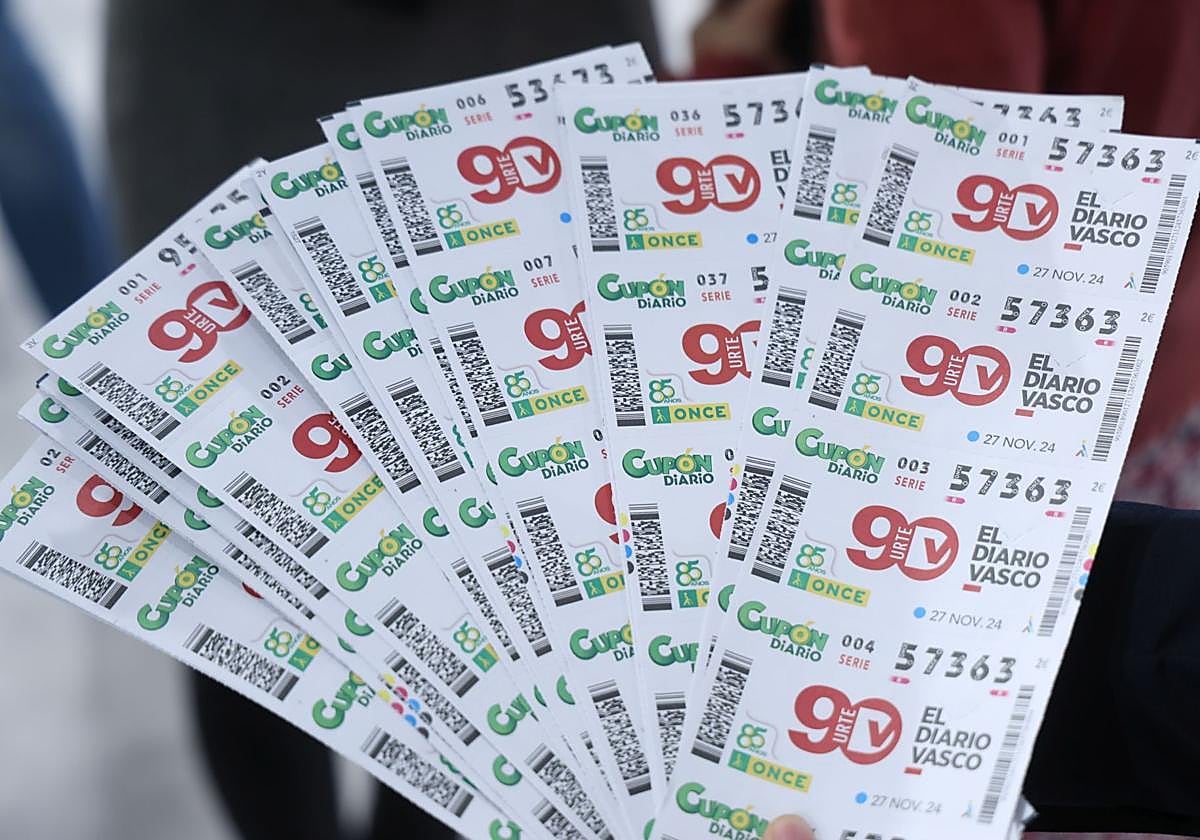 Cupon Diario de la ONCE en una imagen de archivo.