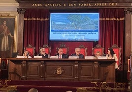 Imagen del seminario 'Lecciones aprendidas tras la dana' en el Paraninfo de la UV