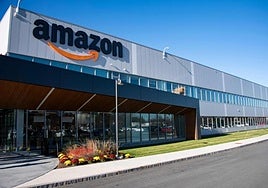 El Centro de Innovación Robótica Amazon BOS27 en Westborough, Massachusetts.