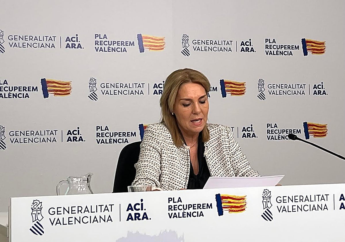 La vicepresidenta Susana Camarero.