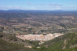 Vista general de Enguera, el municpio que más dotación ha conseguido para uno de los proyectos del Pla Obert aprobados en el último decreto.