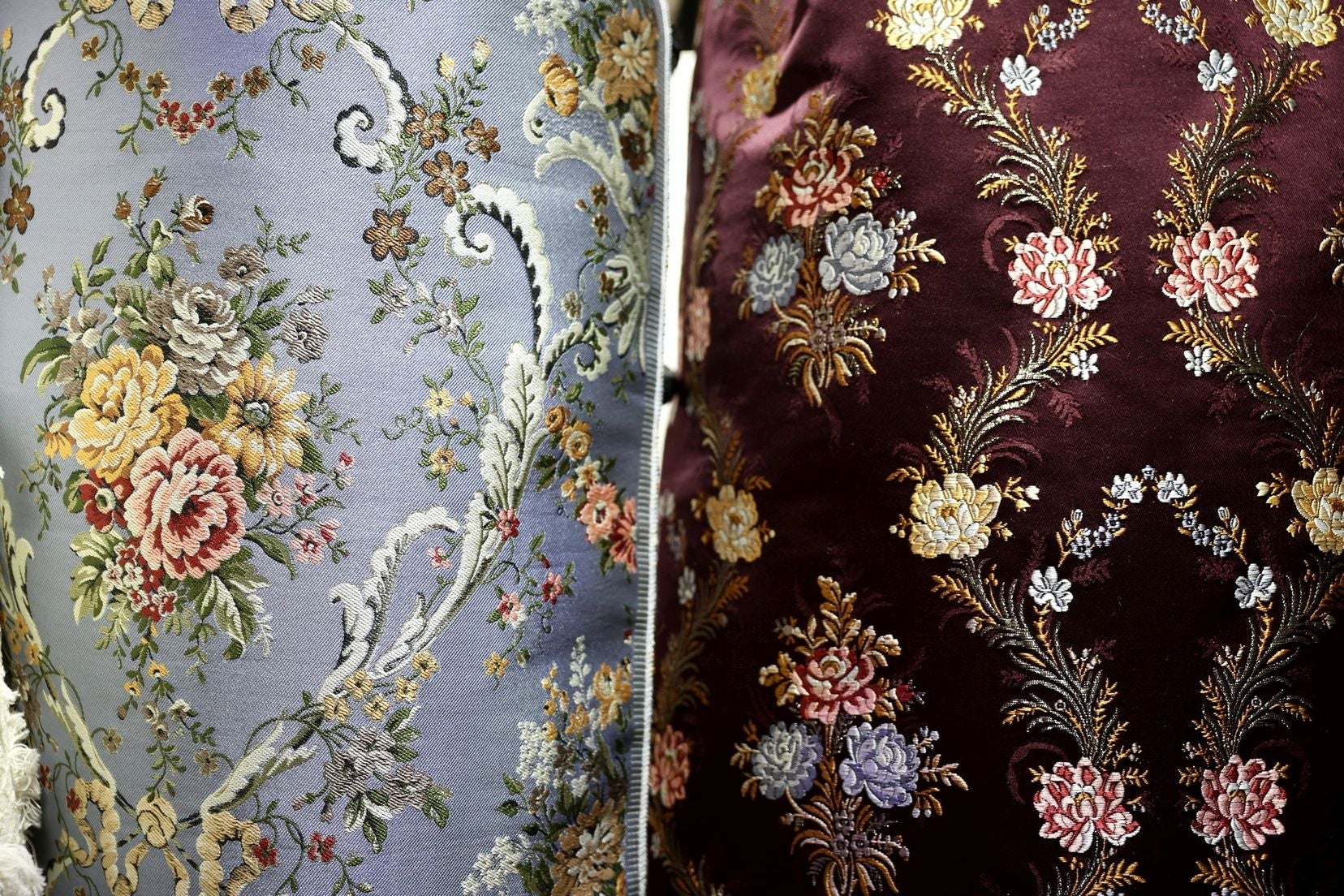 FOTOS | Así son las telas de los trajes de la corte de honor de Carmen Prades, fallera mayor de Valencia 2026