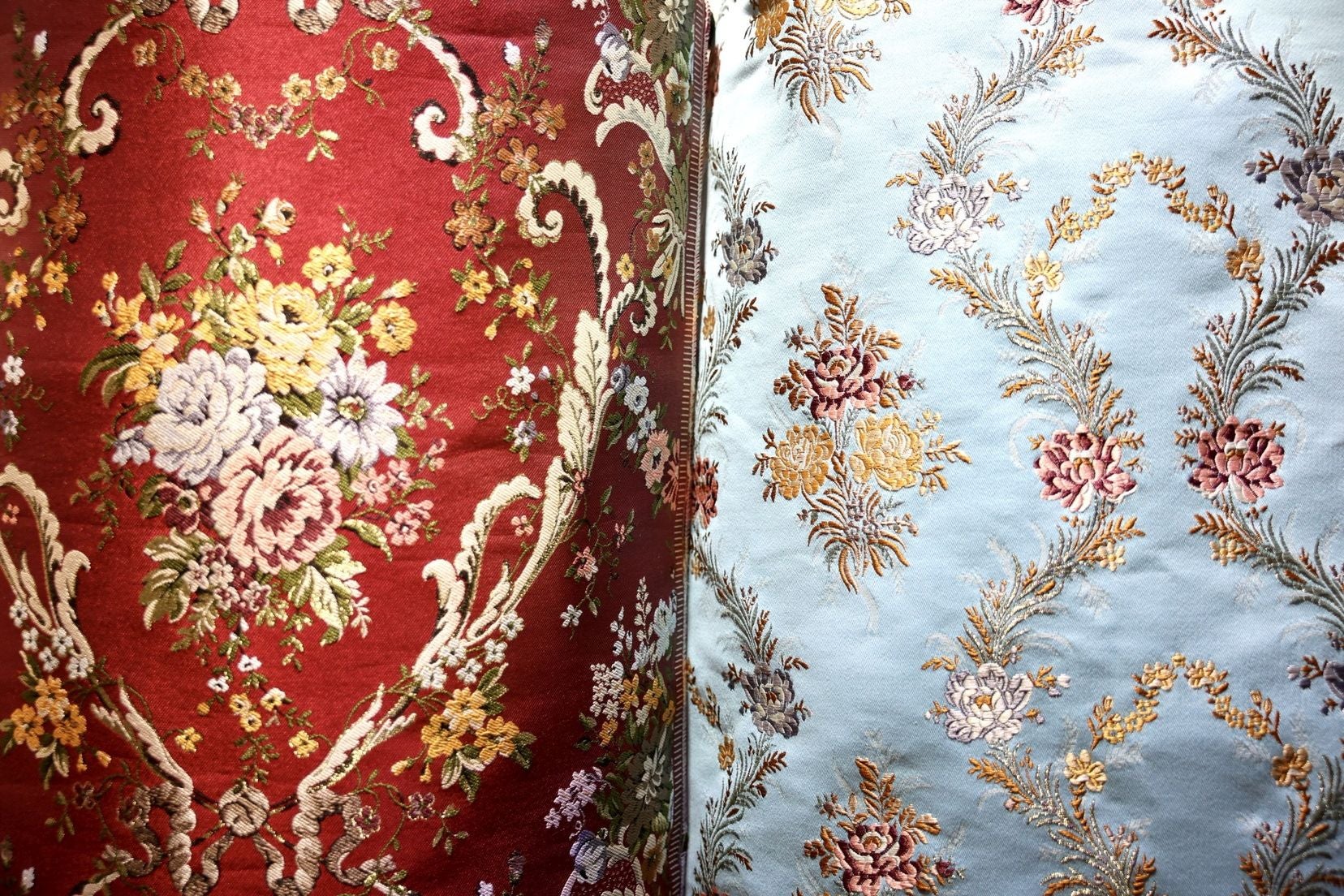 FOTOS | Así son las telas de los trajes de la corte de honor de Carmen Prades, fallera mayor de Valencia 2026