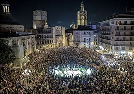 Manifestación de las víctimas de la dana.