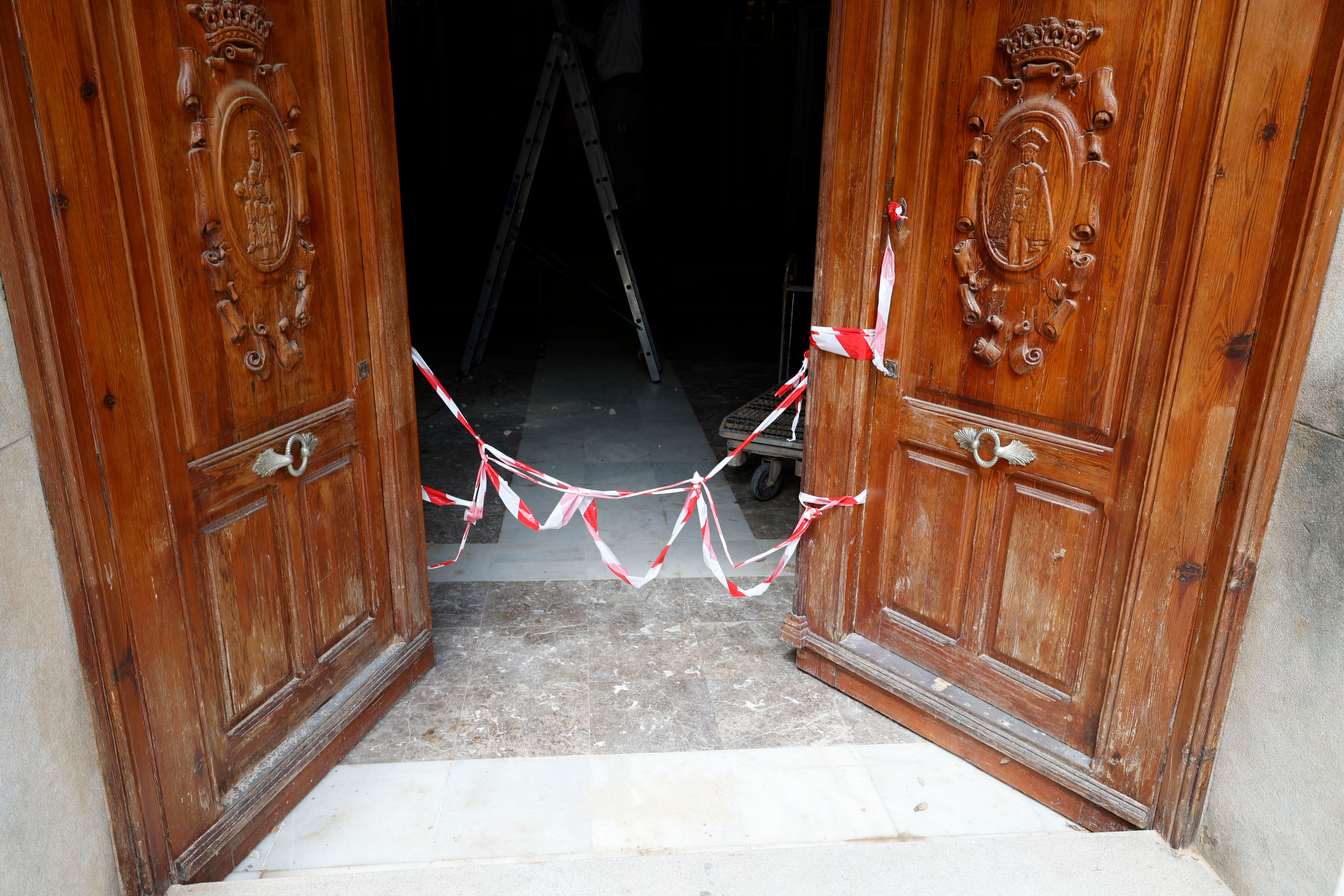 Muchas iglesias se vieron afectadas por la dana.