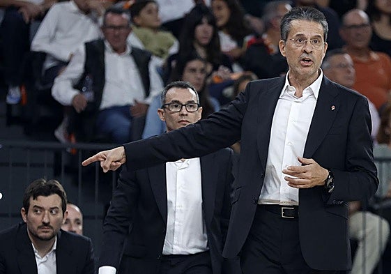 Pedro Martínez, con el Valencia Basket.