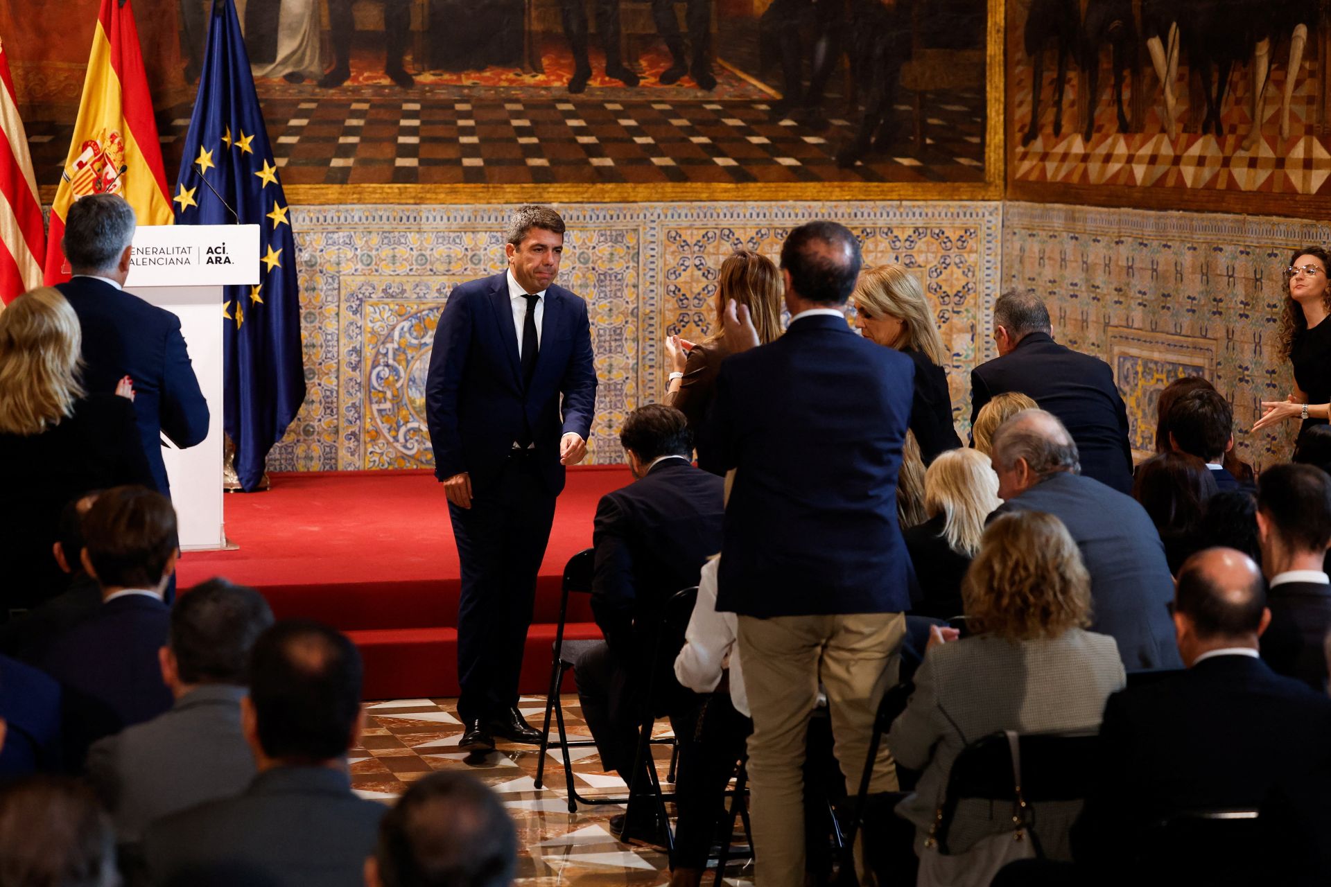 FOTOS | Intervención de Mazón en el primer aniversario de la dana