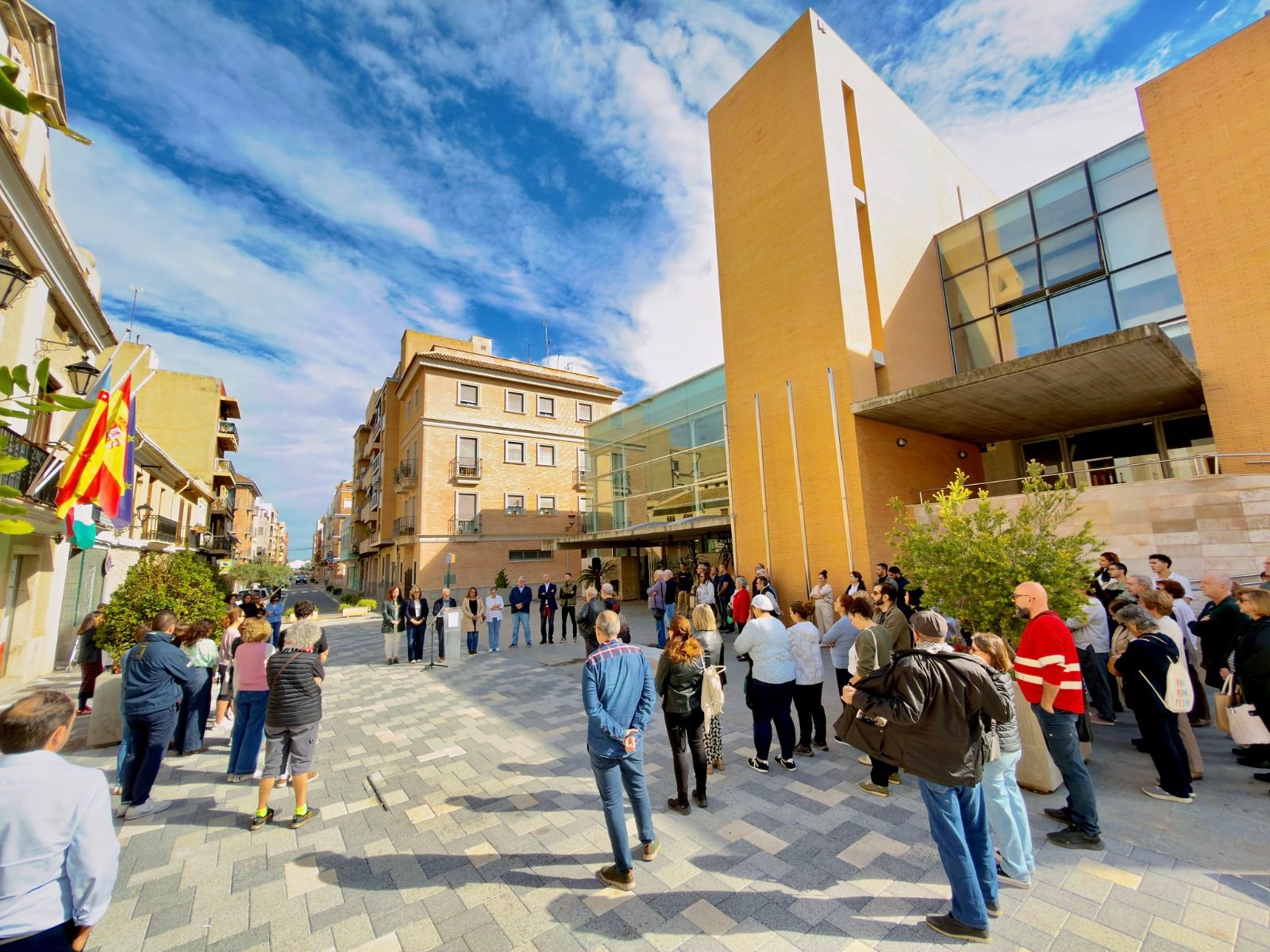 Minuto de silencio en Alboraya.