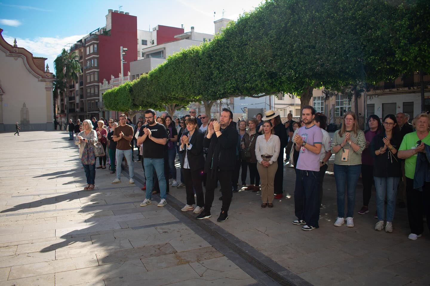 Minuto de silencio en Alfafar.