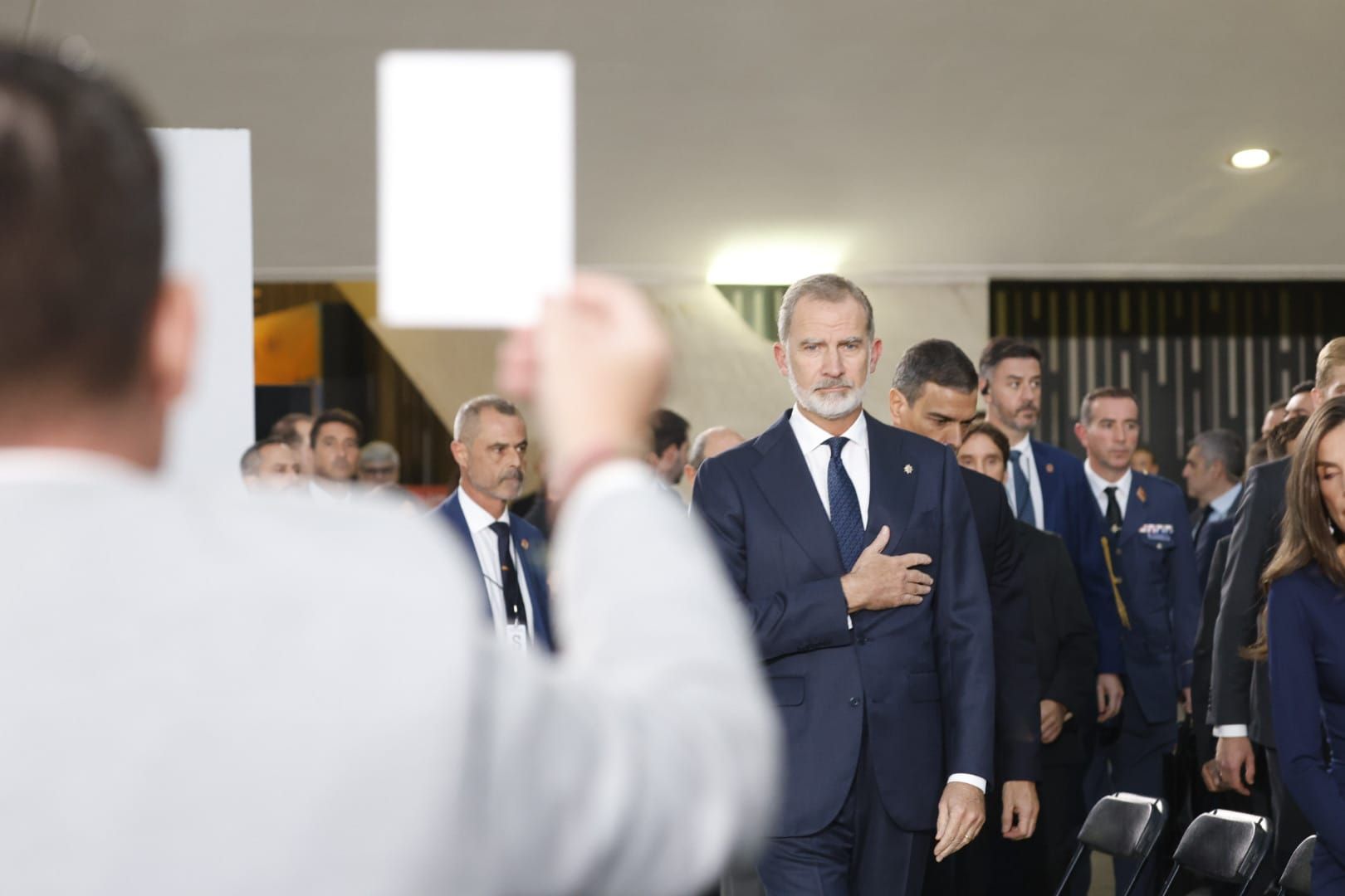 FOTOS | Los Reyes acuden al funeral de Estado por las víctimas de la dana
