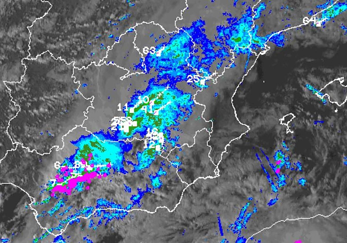 El frente de lluvias avanza hacia la Comunitat.