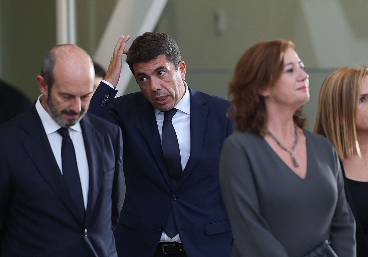 El PSPV reclama a la jueza de la dana que cite al 'núcleo duro' de Mazón en Presidencia