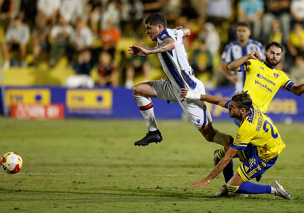 Matturro, en su primer partido con el Levante.