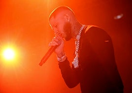 El cantante puertorriqueño ROA en su concierto en el Roig Arena