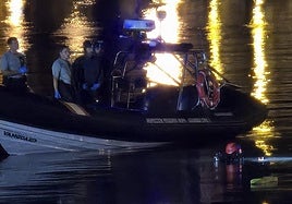 Lugar en el que está siendo buscado el cuerpo de la segunda joven que iba en el coche.