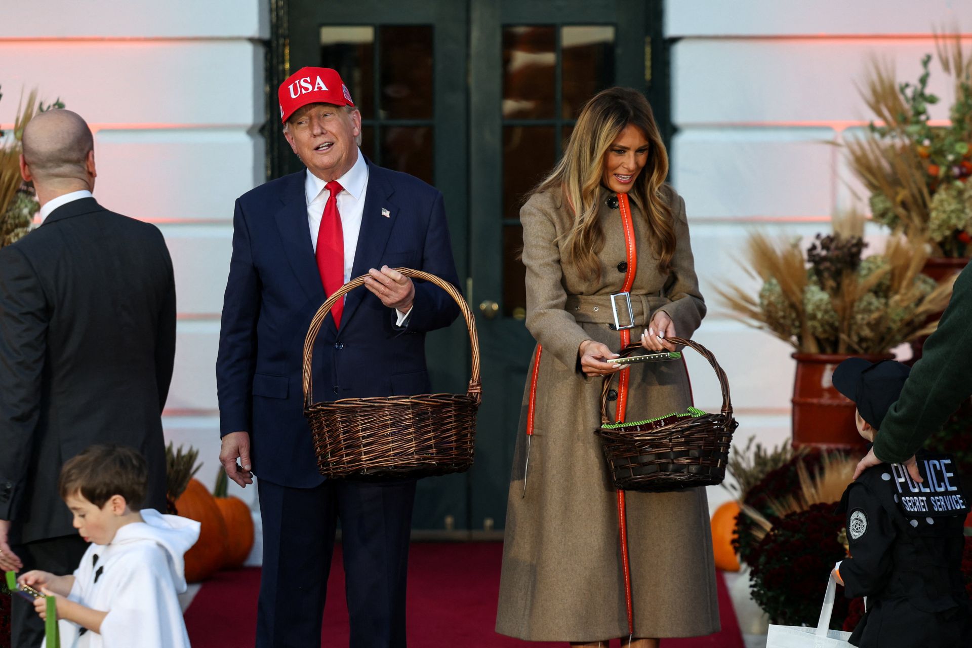 Donald y Melania Trump celebra Halloween por todo lo alto en la Casa Blanca