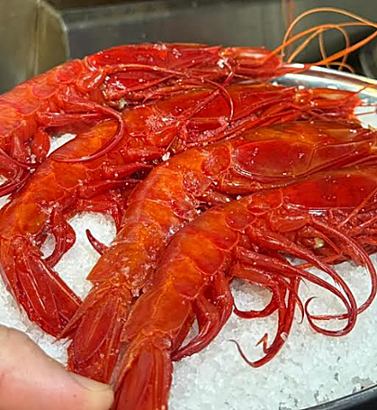 Carabineros a la brasa