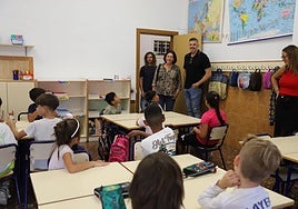 Visita a un centro escolar.