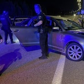 El vehículo utilizado en otro de los robos que se les imputa a esta banda de aluniceros.