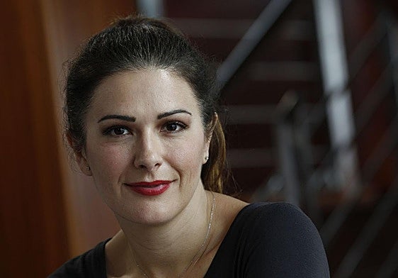 Lara Siscar, en una fotografía de archivo, en la sede de LAS PROVINCIAS.