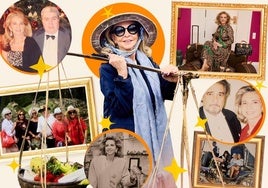 Mayrén Beneyto, rodeada de las maletas de Louis Vuitton que siempre lleva consigo cuando viaja.