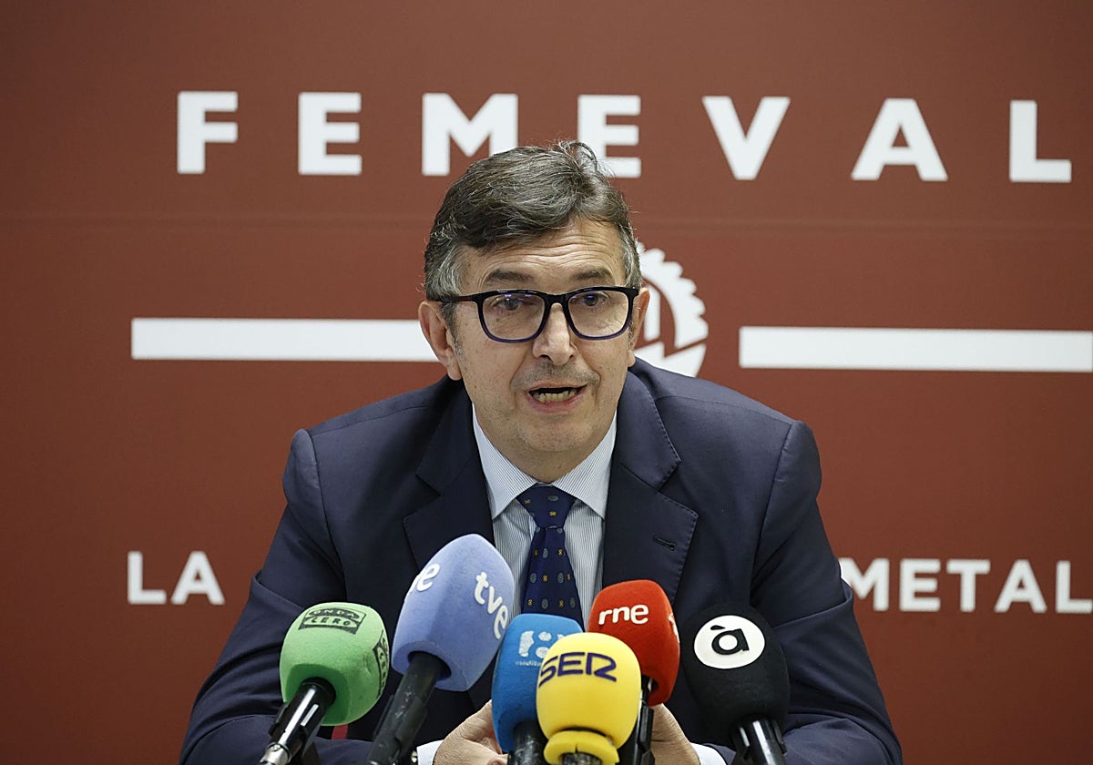 El presidente de Femeval y candidato a la CEV, Vicente Lafuente.
